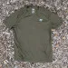 Runyon American Made In USA Men's Dark Forest Green Short Sleeve Trail Running Shirt Moisture Wicking Performance Active Shirt Warm Weather Sun Protection