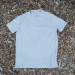 Runyon American Made In USA Men's Silver Light Grey Short Sleeve Trail Running Shirt Moisture Wicking Performance Active Shirt Warm Weather Sun Protection
