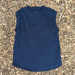 Runyon Men's Dark Navy 100% Cotton Muscle Tee - Made In USA - Hiking, Running, Workout, Fitness, Outdoors - Cottontrails Muscle Tees