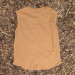 Runyon Men's Camel Tan  Medium Brown -  100% Cotton Muscle Tee - Made In USA - Hiking, Running, Workout, Fitness, Outdoors - Cottontrails Muscle Tees