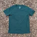 Men's 100% cotton athletic short sleeve shirt in forest green, Made in USA by Runyon, for running, hiking, gym workouts and training