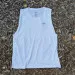 Runyon Men's White Tech Trail Tank - Muscle Workout Tank Top, Made In USA | Runyon Canyon Apparel