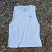 Runyon Men's White Tech Trail Tank - Muscle Workout Tank Top, Made In USA | Runyon Canyon Apparel