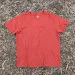 Men's 100% cotton athletic short sleeve shirt in Rust Brick Red, Made in USA by Runyon, for running, hiking, gym workouts and training