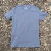 Men's 100% cotton athletic short sleeve shirt in Steel Grey, Made in USA by Runyon, for running, hiking, gym workouts and training