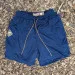 Runyon SupraPlush™ navy blue 5-inch men's running shorts with 2-in-1 compression liner, lightweight performance shell, dual side pockets, phone pockets, handcrafted in Los Angeles, Made in USA.
