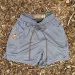 Runyon SupraPlush™ steel grey 5-inch men's running shorts with 2-in-1 compression liner, lightweight performance shell, dual side pockets, phone pockets, handcrafted in Los Angeles, Made in USA.