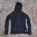 Runyon Women's Black Unisex Pocketed Sun Hoodie - Drawcord, Inside Pockets, Watch Window, Lightweight, UPF Sun Protection, Minimal Branding