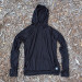 Runyon Women's Black Unisex Pocketed Sun Hoodie - Drawcord, Inside Pockets, Watch Window, Lightweight, UPF Sun Protection, Minimal Branding