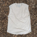 Runyon Women's Sand (Cream) 100% Cotton Cottontrails Muscle Tee - Made In USA - Hiking, Running, Workout, Fitness, Outdoors