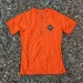 Runyon Men's Neon Orange, Safety Orange, Hot Orange , Hi-Vis Orange, Gravel Cycling Jersey. Moisture Wicking. Made In USA
