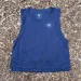 Runyon Women's Unisex Cropped Tech Trail Tank -  Navy Blue Moisture Wicking Muscle Tank Top Made In USA - Running, Hiking, Working Out