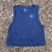 Runyon Women's Unisex Cropped Tech Trail Tank -  Navy Blue Moisture Wicking Muscle Tank Top Made In USA - Running, Hiking, Working Out