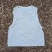 Runyon Women's Unisex Cropped Tech Trail Tank -  Sand Moisture Wicking Muscle Tank Top Made In USA - Running, Hiking, Working Out
