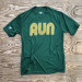 American Made In USA Men's Running Clothing RUN Forest Gold Fitness Shirt Performance Sportswear Runyon Canyon Apparel