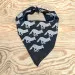 Runyon Canyon Apparel Black Smoking Ninja Signature Bandana great for Running, Hiking, Trails, Outdoor Fitness Made In USA