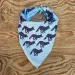 Runyon Canyon Apparel Blue Plum Signature Bandana great for Running, Hiking, Trails, Outdoor Fitness Made In USA