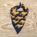 Runyon Canyon Apparel Signature Navy Blue Goldenrod Signature Bandana Made In USA.