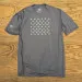 Runyon Canyon Apparel Mens Silver Striped Star Fitness Shirt Made In USA