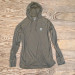 Women's Sierra Sage Olive Green Fitness Hoodie Made In USA Performance wear Hiking, Running, Trails, Outdoor Fitness
