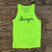 Runyon American Made In USA Mens Neon Yellow Flourescent Tank Top Singlet