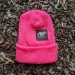 Runyon Hot Fuchsia Reflective Knit Beanie Made In USA | Runyon Canyon Apparel