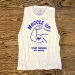 Runyon Canyon Apparel Women's Muscle Up White Blurple Muscle Tank | Made In USA
