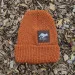 Runyon Burnt Orange Woods Reflective Knit Beanie Made In USA | Runyon Canyon Apparel