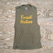 Runyon Mens Forest Nation Adventure Club Sage Muscle Tank Made In USA