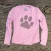Runyon Cool Pink Puma Paw Long Sleeve Tech Trail Performance Shirt Made In USA