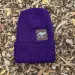 Runyon Purple Penstemon Reflective Knit Beanie Made In USA | Runyon Canyon Apparel
