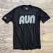 American Made In USA Men's Running Clothing RUN Black Fitness Shirt Performance Sportswear Runyon Canyon Apparel