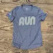 Runyon Women's Running Clothing RUN Grey Fitness Shirt Performance Sportswear Runyon Canyon Apparel American Made In USA