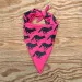 Runyon Canyon Apparel Hot Pink Charcoal Bandana great for Running, Hiking, Trails, Outdoor Fitness Made In USA