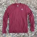 Mens Manzanita Maroon Long Sleeve Technical Trail Performance Running Hiking Shirt Made In USA