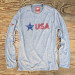 Men's Star USA Signature Long Fitness Shirt great for Running, Hiking, Outdoor Fitness Made In USA