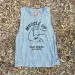 Muscle Up Buttercup Unisex Heather Grey Sleeveless Muscle Workout Tank Top Made In USA