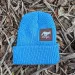 Runyon Sky Blue Reflective Knit Beanie Made In USA | Runyon Canyon Apparel