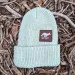 Runyon Mint Green Reflective Knit Beanie Made In USA | Runyon Canyon Apparel