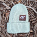 Runyon Mint Green Reflective Knit Beanie Made In USA | Runyon Canyon Apparel