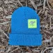 Runyon Reflective Aqua Neon Knit Beanie Made In USA | Runyon Canyon Apparel