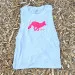 Men's Unisex Hot Pink Logo Workout Muscle Tank