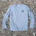 Runyon CozyTech Steel Grey Long Sleeve Camp Shirt - Hiking, Running, Outdoors, Workout, Workwear American Made In The USA