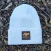 Runyon White Gold Reflective Classic Cuffed Beanie American Made In USA