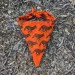 Runyon Orange Brown American Made In USA Bandana Handkerchief Trail Running Hiking Fitness Outdoors