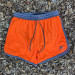 Runyon Hi-Vis Neon Safety Fluorescent Orange 4" Ranger Retro Running Short American Made In USA Track Workout Gym Yoga Fitness Short American Made In USA