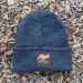 Runyon American Made In USA Charcoal Classic Cuffed Performance Beanie Gold Reflective