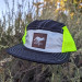 Runyon Black Neon Reflective Camp Hat American Made In USA Trail Running Hiking Workout Performance Cap