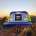 Runyon Purple Neon Reflective Camp Hat American Made In USA Trail Running Hiking Workout Performance Cap