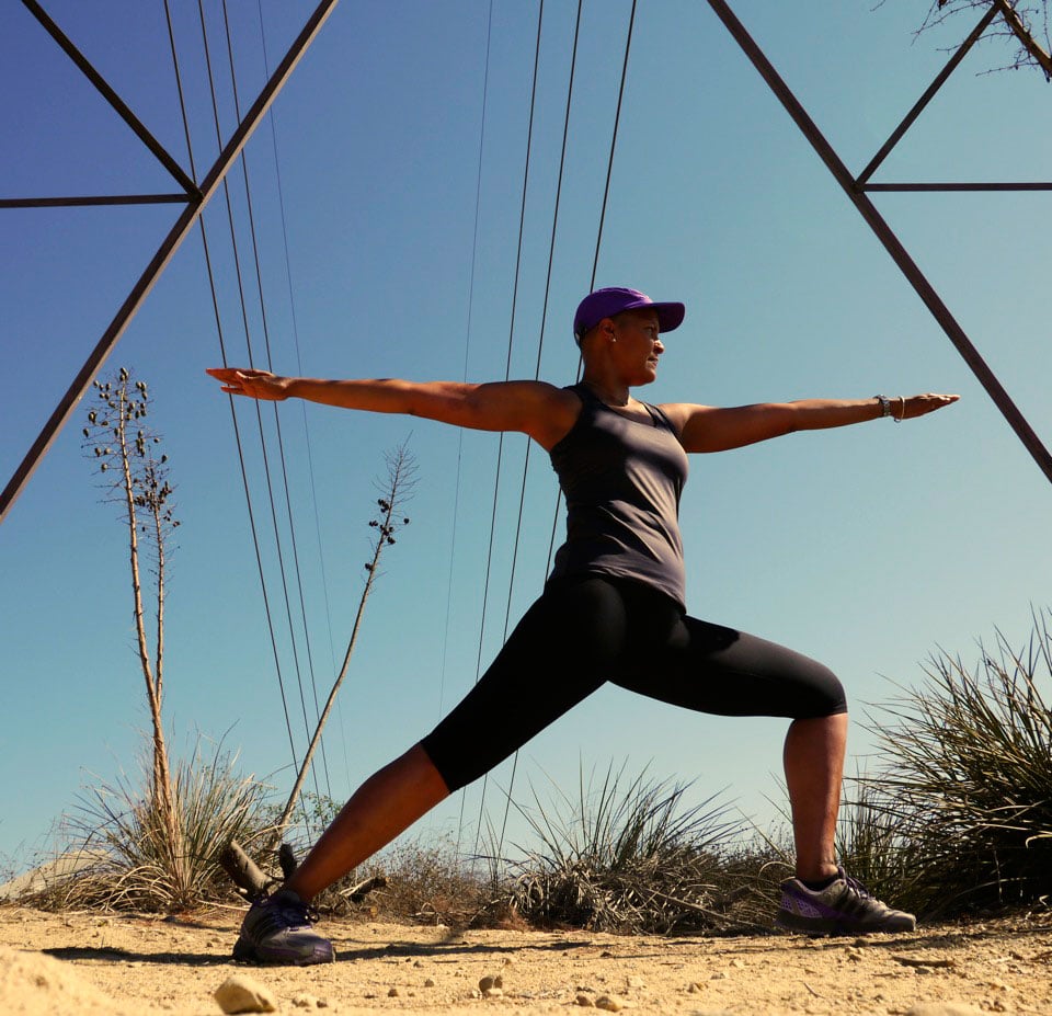 Glambassador and Breast Cancer Fighter Sasaprasa Takes A Hike with Runyon Canyon Apaprel